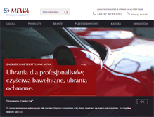 Tablet Screenshot of mewa-service.pl
