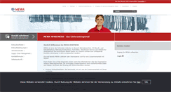Desktop Screenshot of partners.mewa-service.com