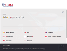 Tablet Screenshot of mewa-service.com
